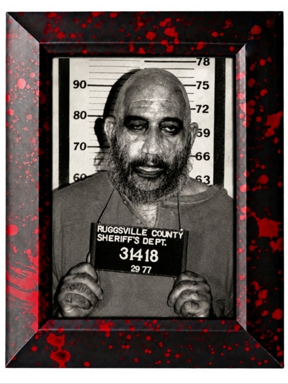 Devils Rejects Rob Zombie Horror Captain Spaulding Otis Baby Framed Photo Print